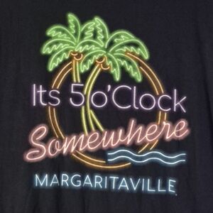 It's 5 O'Clock Somewhere - Margaritaville Graphic T-Shirt